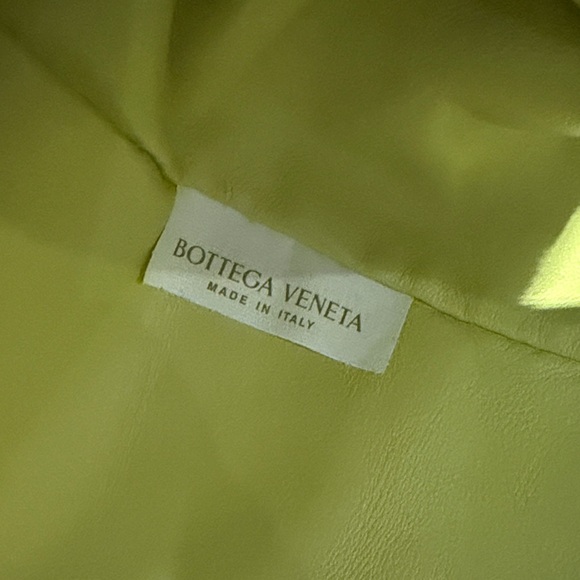 Bottega Veneta Lime Green Pouch Clutch - Picture 7 of 8